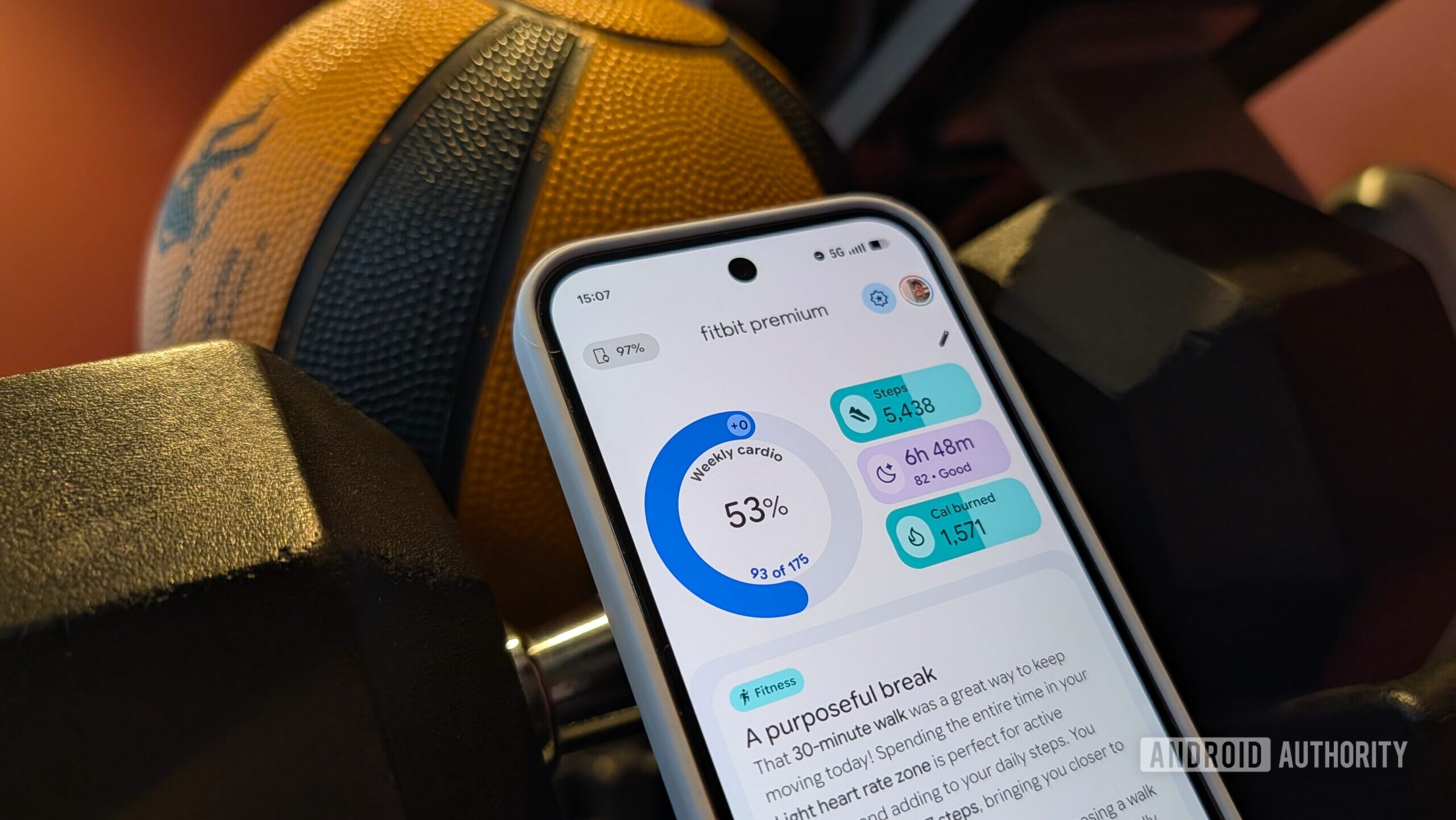 Today tab in Fitbit's re-designed app (January 2026)