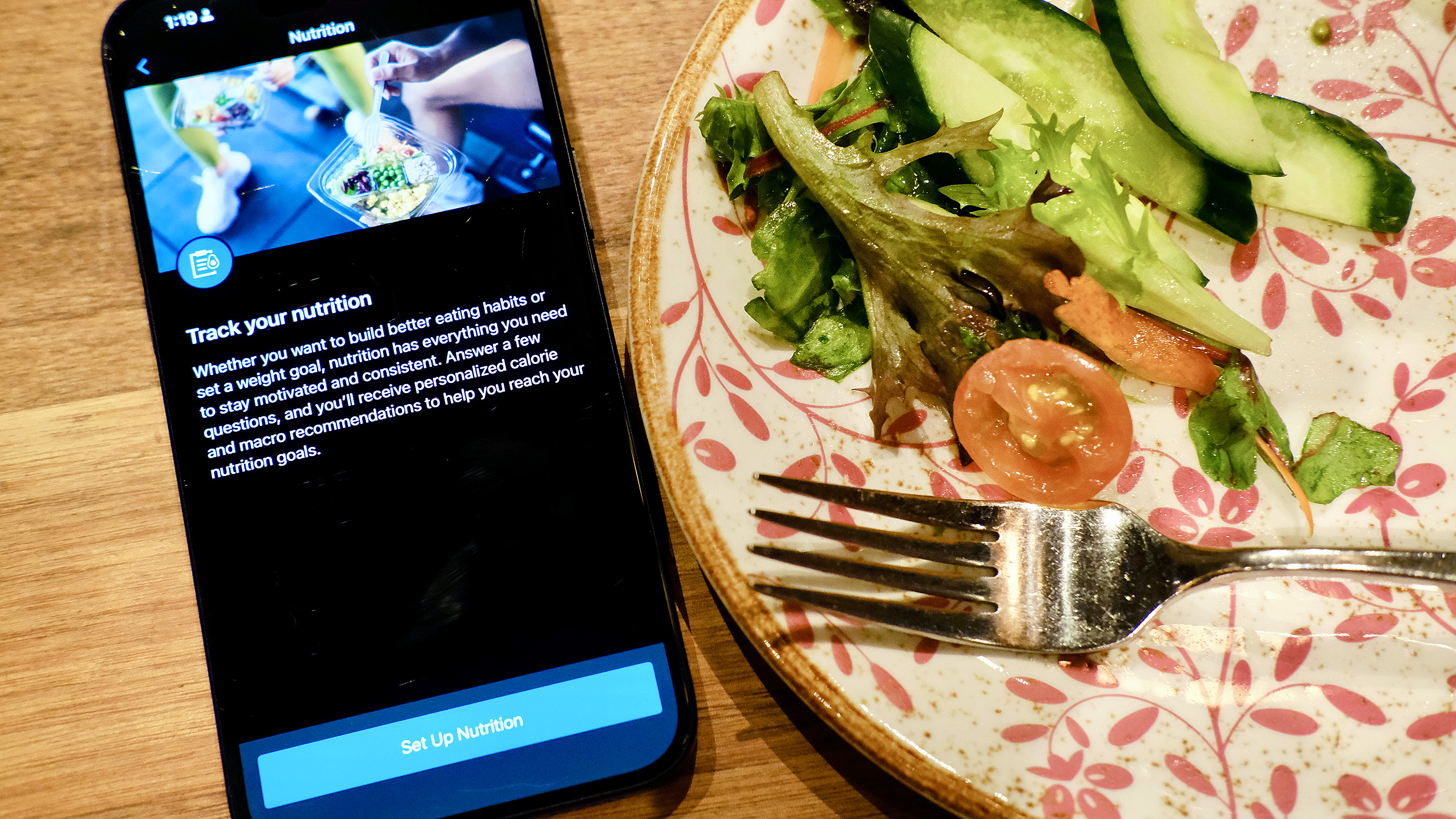 Garmin Nutrition Tracking feature in the Garmin Connect app