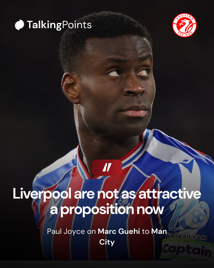 Marc Guehi playing for Crystal Palace