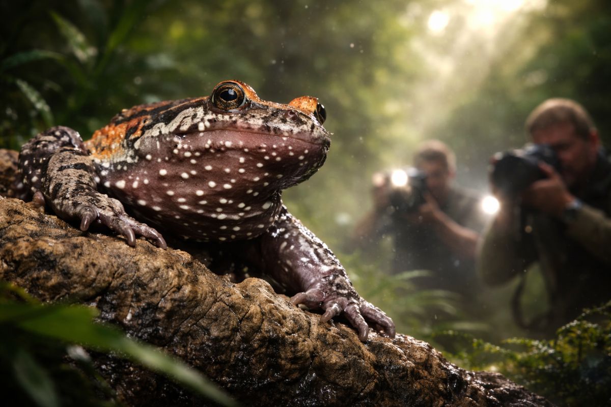 The spotted frog from Hula reappears in the Hula Valley, surprising scientists; it is called a living fossil and shows how a species considered extinct can survive in hiding.