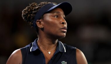 Venus Williams sees record-breaking Australian Open return end in heartbreak