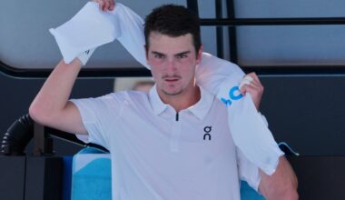 Joao Fonseca knocked out of Australian Open in first round after physical struggles