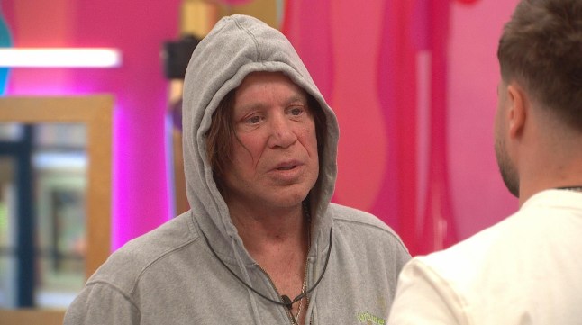 Mickey Rourke on Celebrity Big Brother