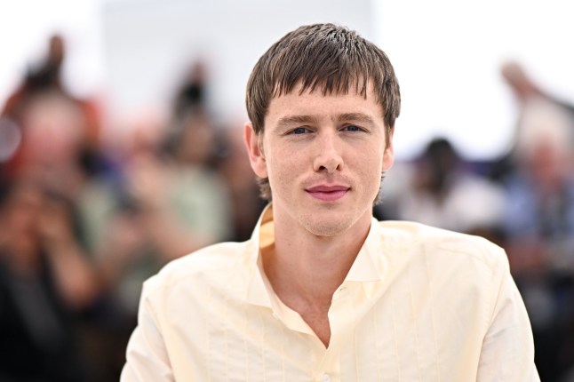CANNES, FRANCE - MAY 17: Harris Dickinson poses during the 