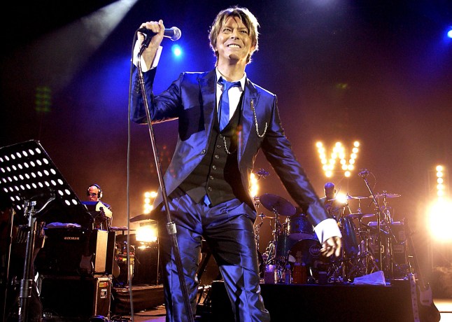 UNITED KINGDOM - OCTOBER 03: Pop Legend David Bowie In Concert, At The Hammersmith Appollo, In London, Pic Shows: David Bowie (Photo by Dave Benett/Getty Images)