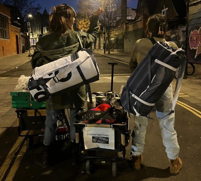 Homeless in cold weather