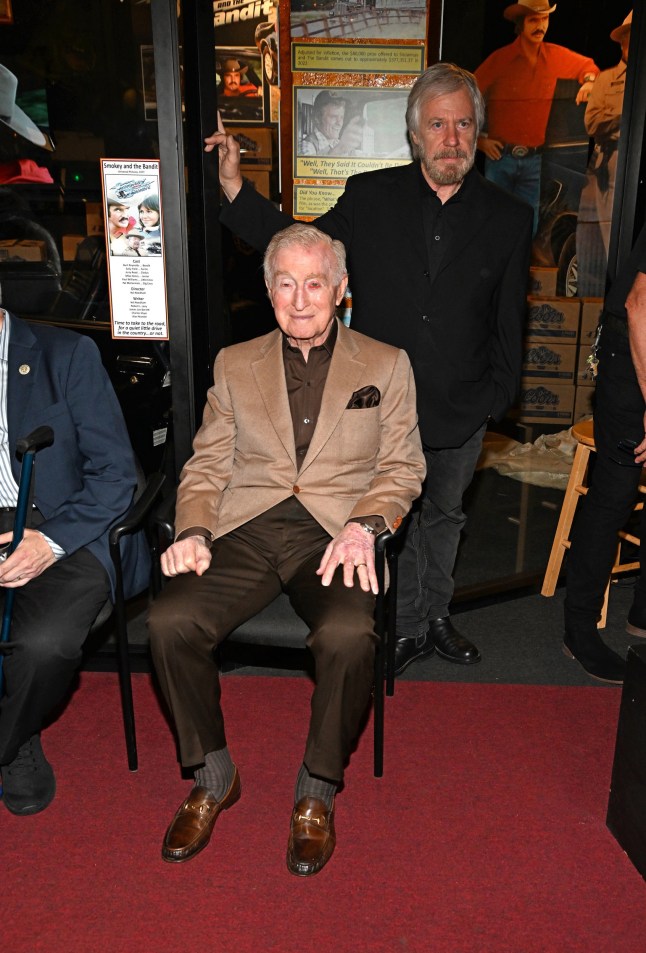 HOLLYWOOD, CALIFORNIA - JULY 27: (L-R) Original "Our Gang" actor Sidney Kibrick and actor Stanley Livingston attend a celebration of the 100th anniversary of Hal Roach's "Our Gang" classic children's films at The Hollywood Museum on July 27, 2022 in Hollywood, California. (Photo by Michael Tullberg/Getty Images)