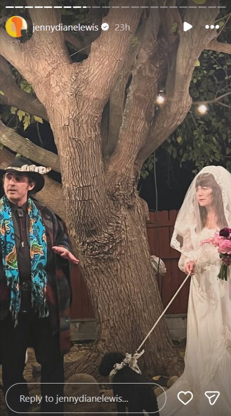 Rock icon 'marries her dog' to celebrate 50th birthday in ceremony jenny lewis