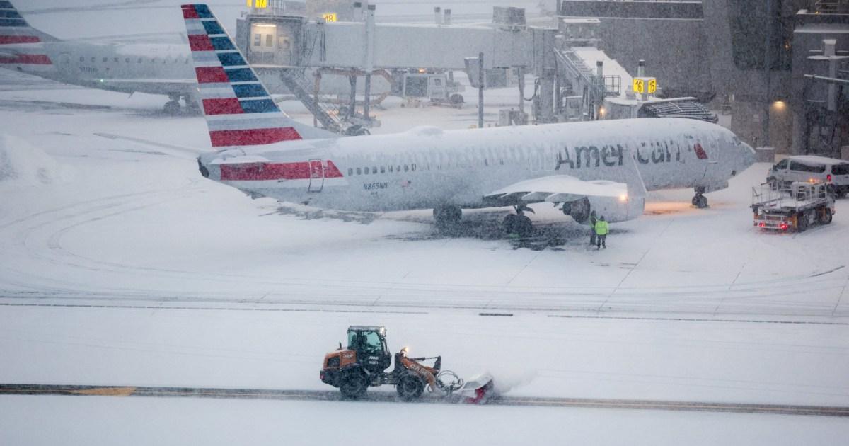 New York's LaGuardia Airport closes after historic US snowstorm turns deadly | News US