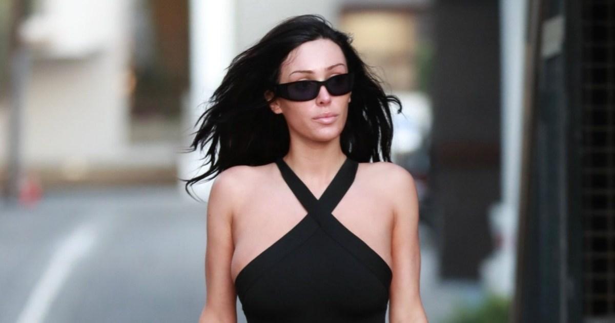 Bianca Censori goes braless and backless for solo trip to beautician