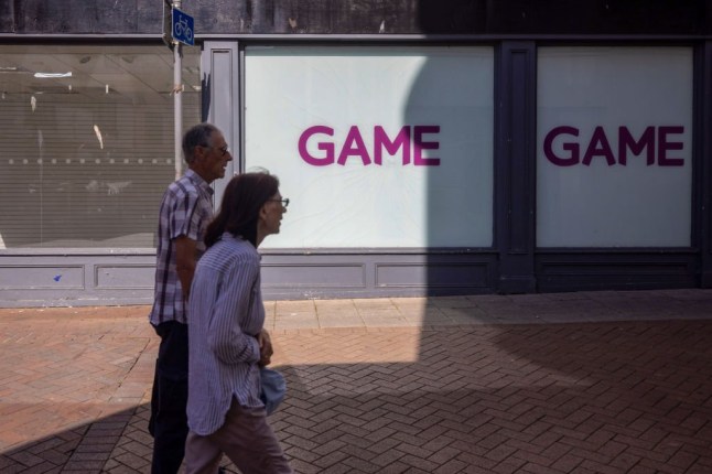 A closed down Game computer game store in Ipswich, UK, on Tuesday, Aug. 13, 2024. UK grocery inflation rose for the first time since March 2023, according to data released days after the Bank of England cut interest rates from a 16-year high. Photographer: Chris Ratcliffe/Bloomberg via Getty Images