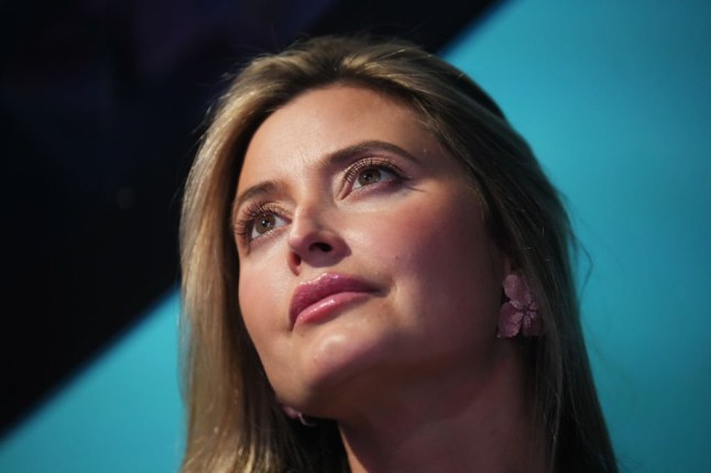 BIRMINGHAM, ENGLAND - SEPTEMBER 20: Former actress and singer Holly Candy (nee Valance) attends the Reform Party 2024 Conference at National Exhibition Centre on September 20, 2024 in Birmingham, England. Reform Party Uk are holding their first annual conference since winning five parliamentary seats in the 2024 general election. (Photo by Christopher Furlong/Getty Images)