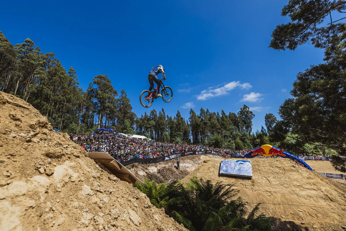 Louise Ferguson at Red Bull Hardline Tasmania 2024