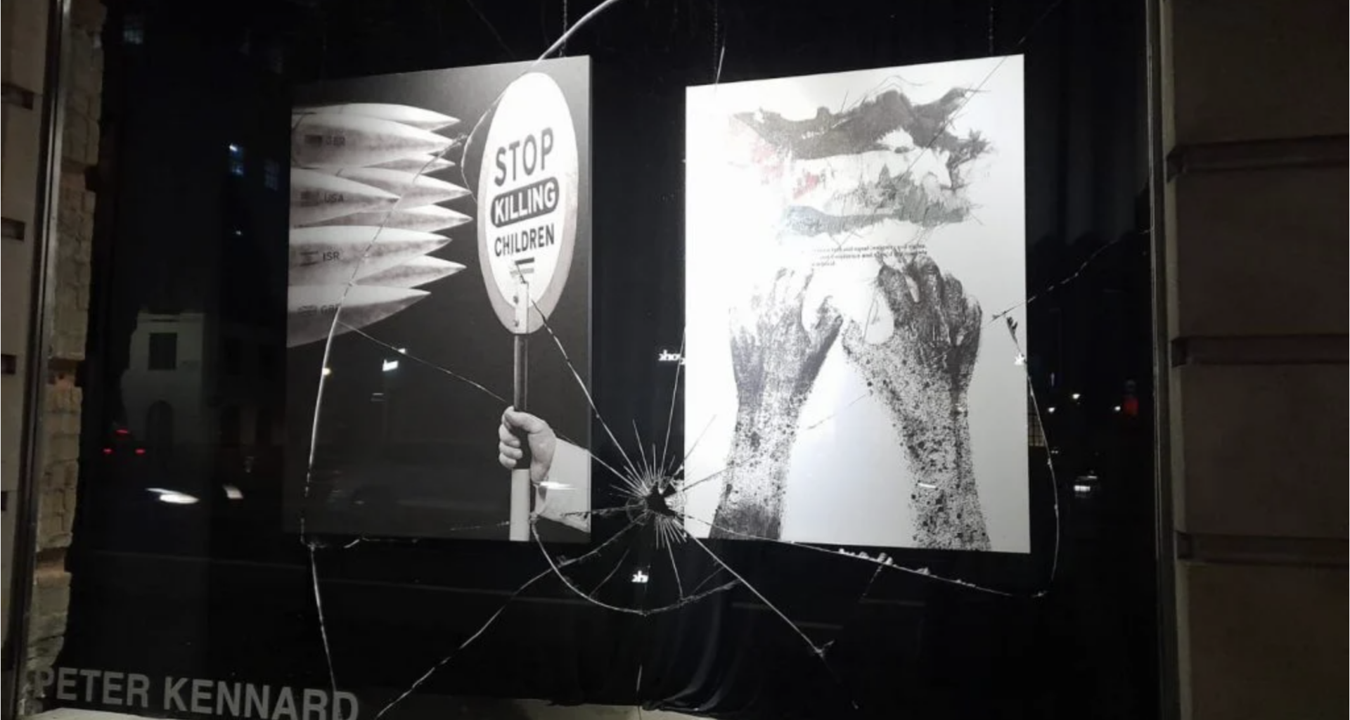 London gallery closes exhibition early after repeated attacks