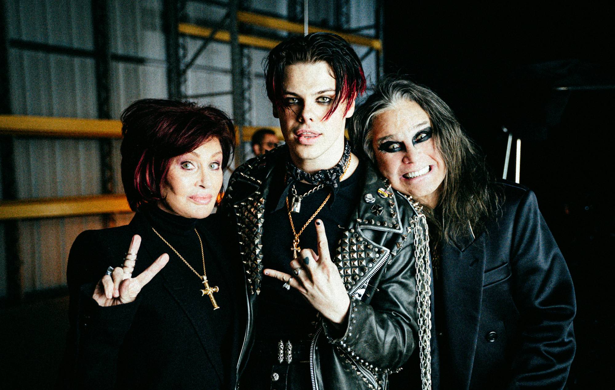 Sharon Osbourne, Yungblud and Ozzy Osbourne