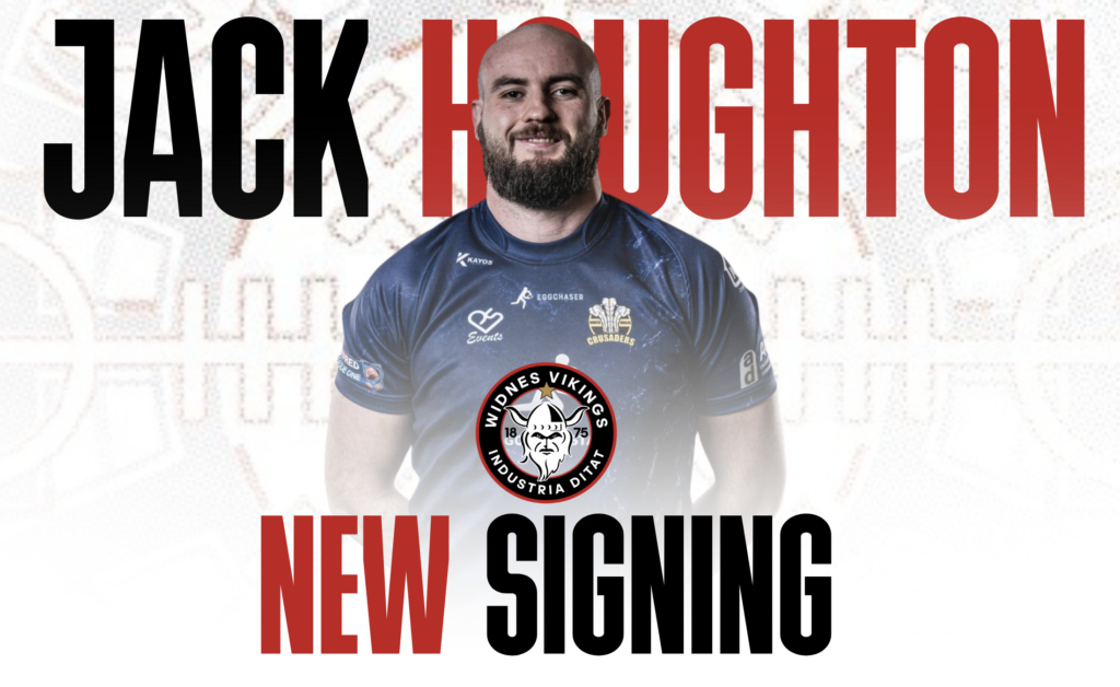 VIKINGS SIGN JACK HOUGHTON - Widnes Vikings