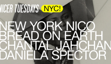 Tickets now available for February’s Nicer Tuesdays in New York!