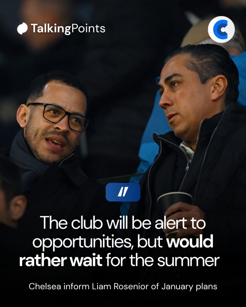 Chelsea's January transfer window stance