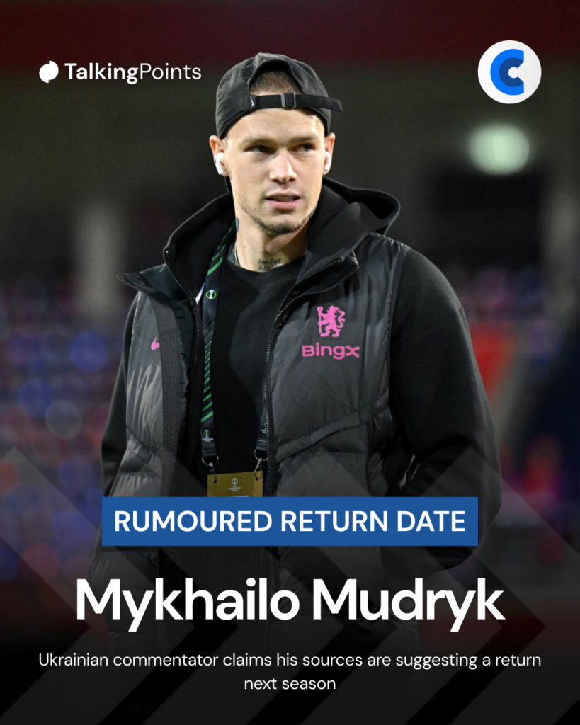 Mykhailo Mudryk return date at Chelsea
