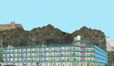 Charles Holland designs Dover housing scheme for group fighting drive-through