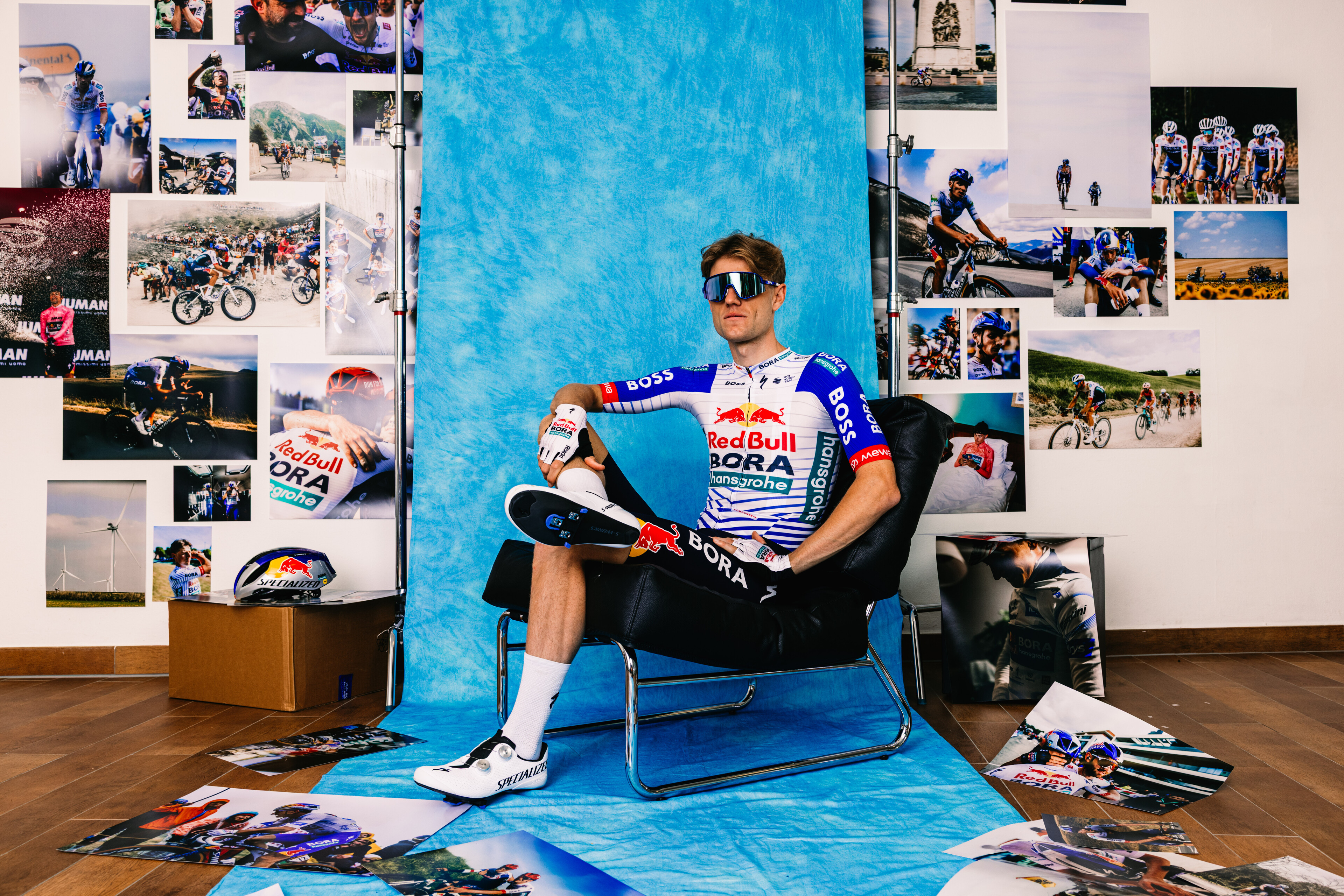 Finn Fisher-Black in Red Bull-Bora-Hansgrohe's 2026 kit