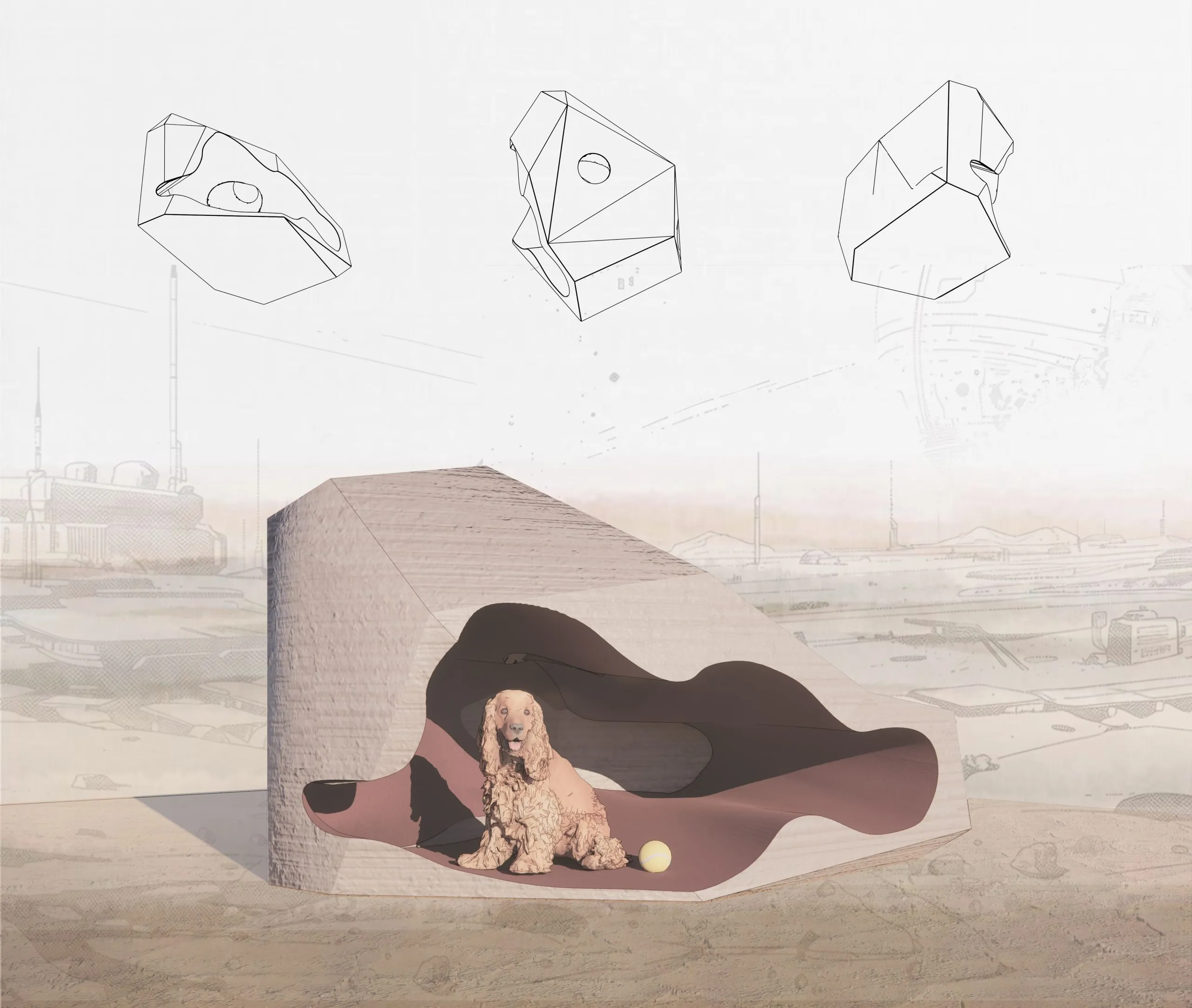 The K-9 Cave by Paul Archer Design