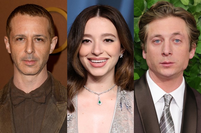 Jeremy Strong, Mikey Madison and Jeremy Allen White