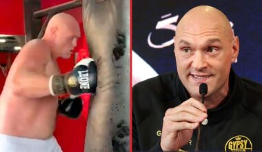 Tyson Fury’s first training footage since retirement shows current shape before comeback