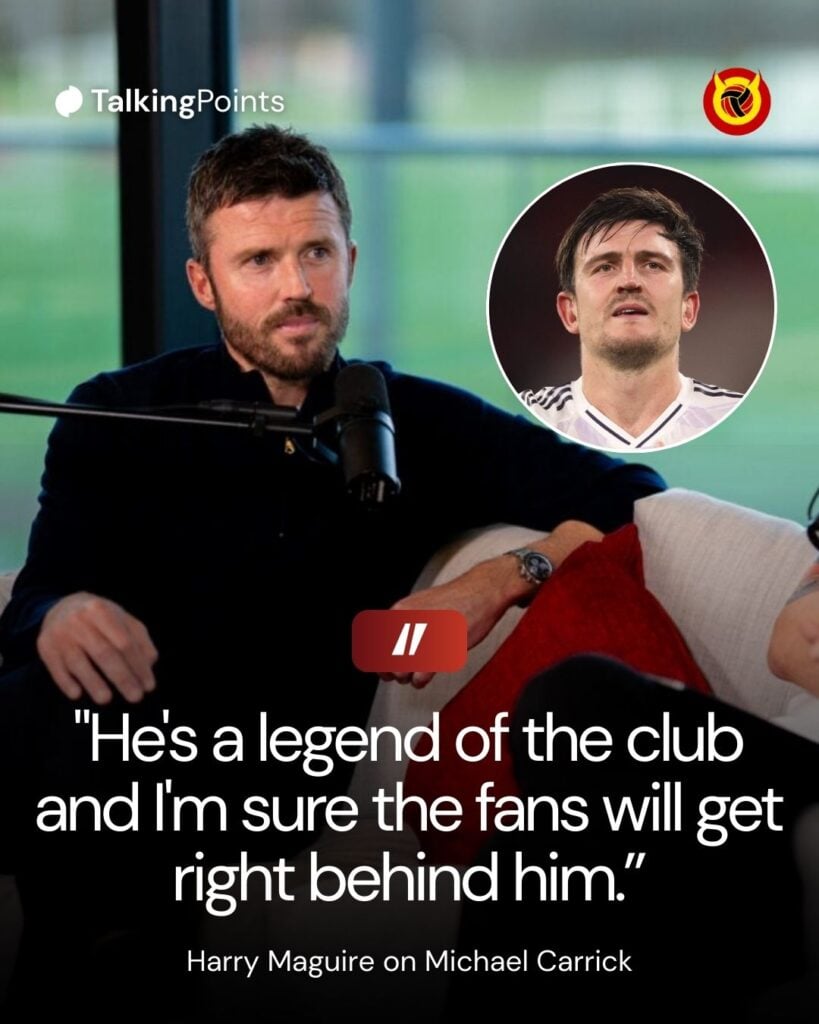 Michael Carrick Harry Maguire