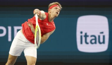 Alejandro Davidovich Fokina in action ahead of ATP Basel.