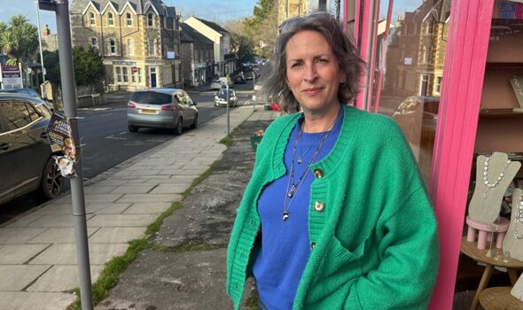 Katie Bird pictured outside her shop