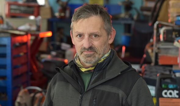 Mark Scales pictured in his workshop