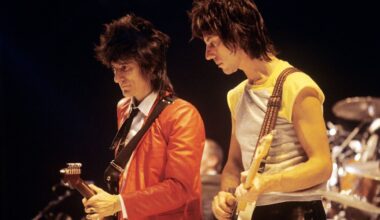 Ronnie Wood and Jeff Beck