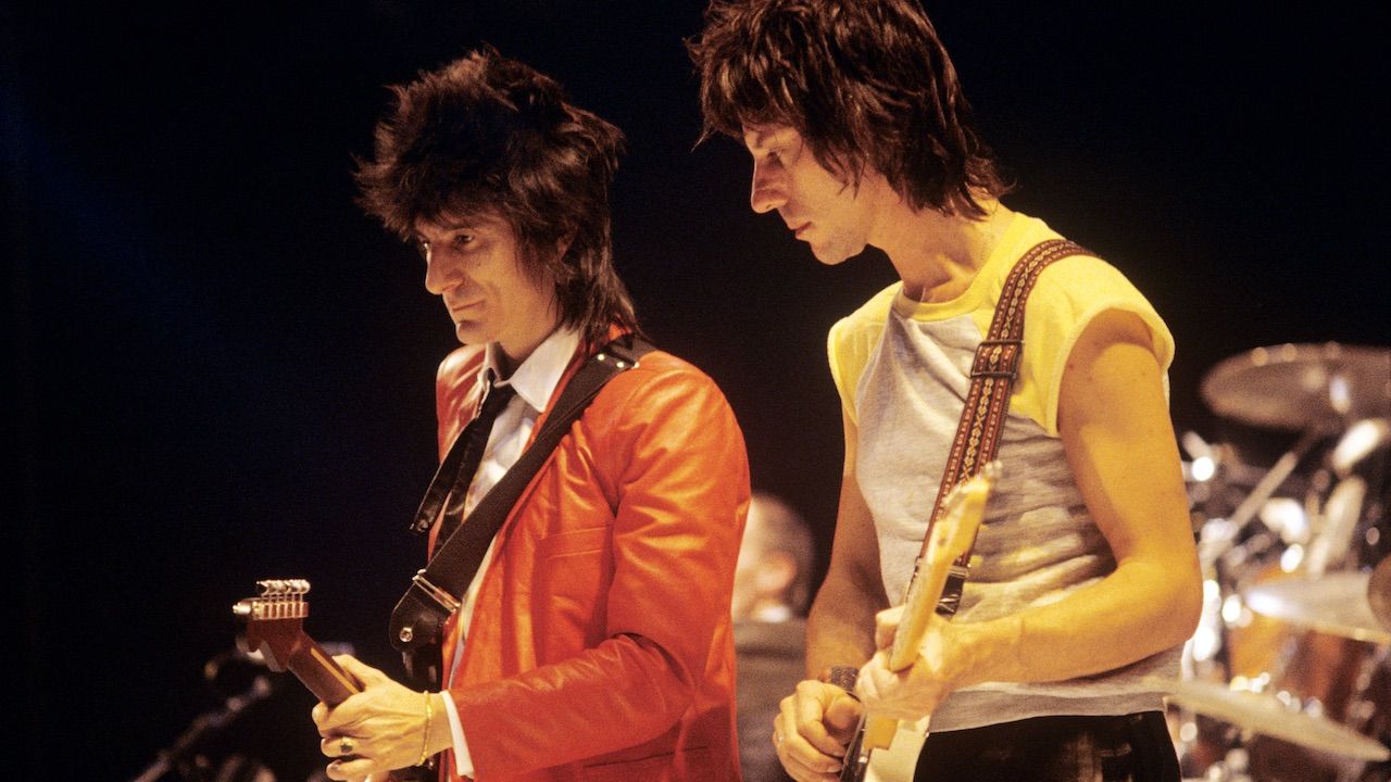 Ronnie Wood and Jeff Beck