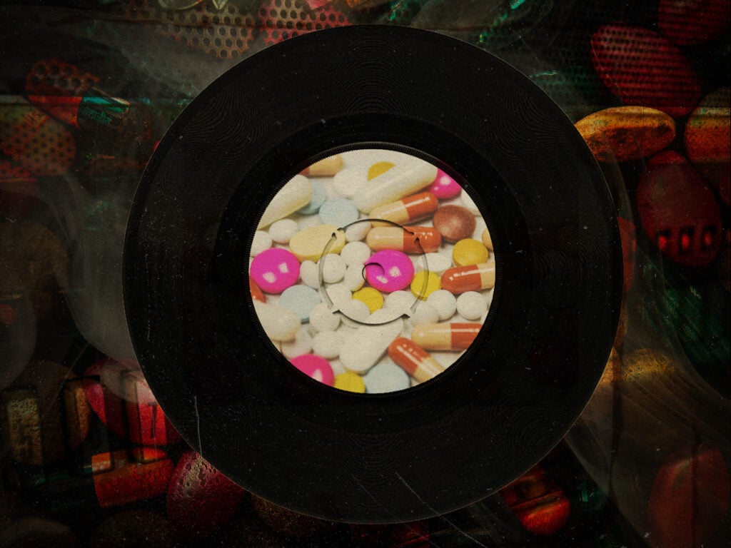 What was the first song about drugs to hit number one in the charts