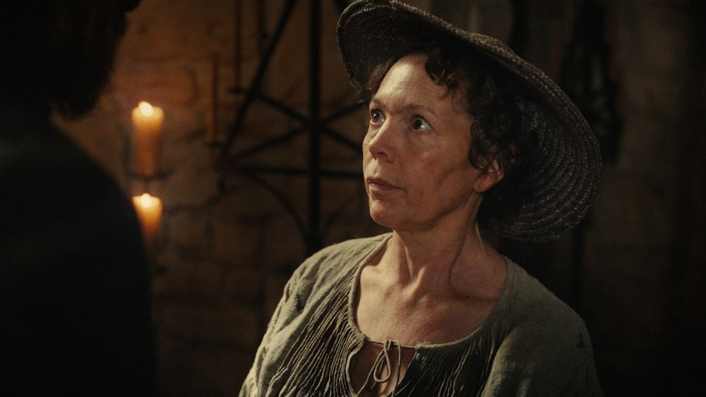 Olivia Colman Orders a Man Made of Wood