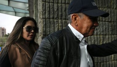 Lucho Herrera enters court in Bogot&aacute;, Colombia in June 2025 to make a statement about the ongoing missing persons case