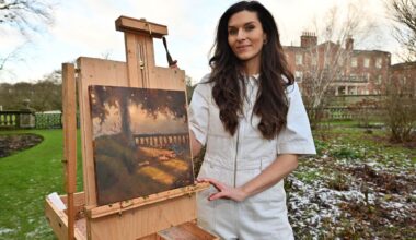 Stephanie's painting of Corbet Woods