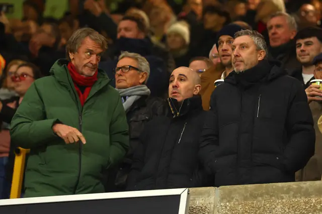 Sir Jim Ratcliffe, Omar Berrarda and Jason Wilcox