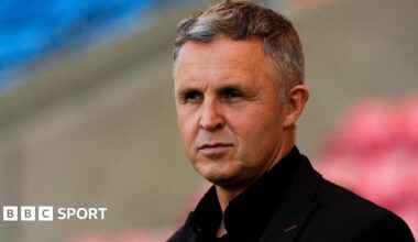 St Helens boss Paul Rowley during his time as head coach at Salford Red Devils