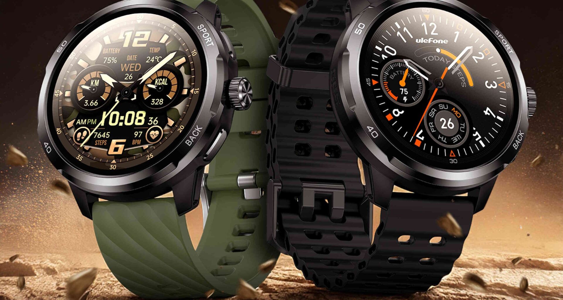 Garmin Fenix alternative: Armor Watch Pro packs mic and speaker, but lacks maps