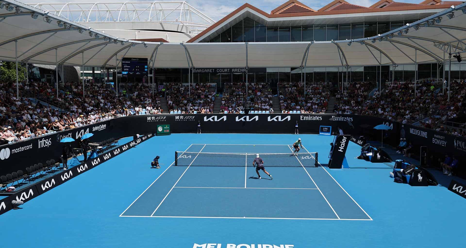 Australian Open qualifying action begins 12 January.