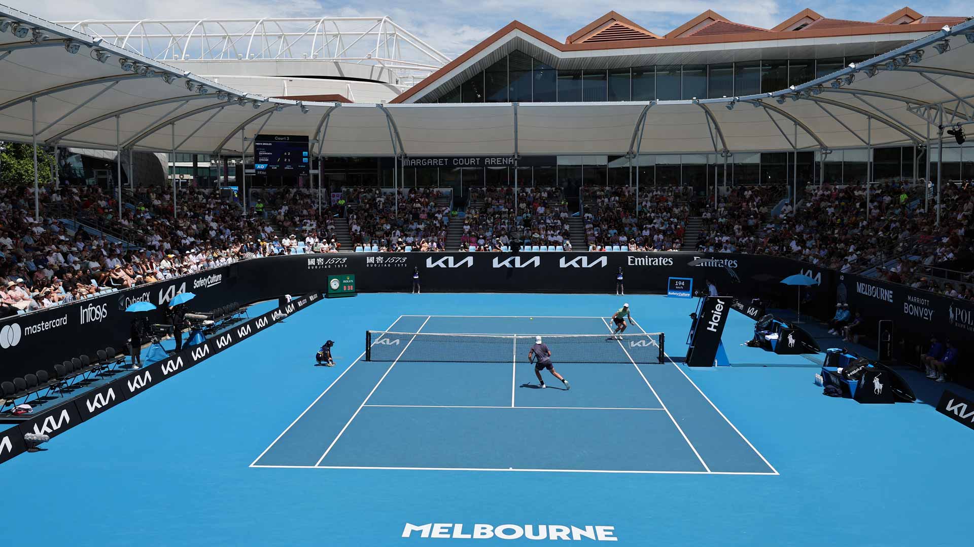 Australian Open qualifying action begins 12 January.
