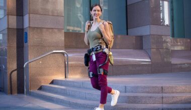 Climbing and striding in Las Vegas