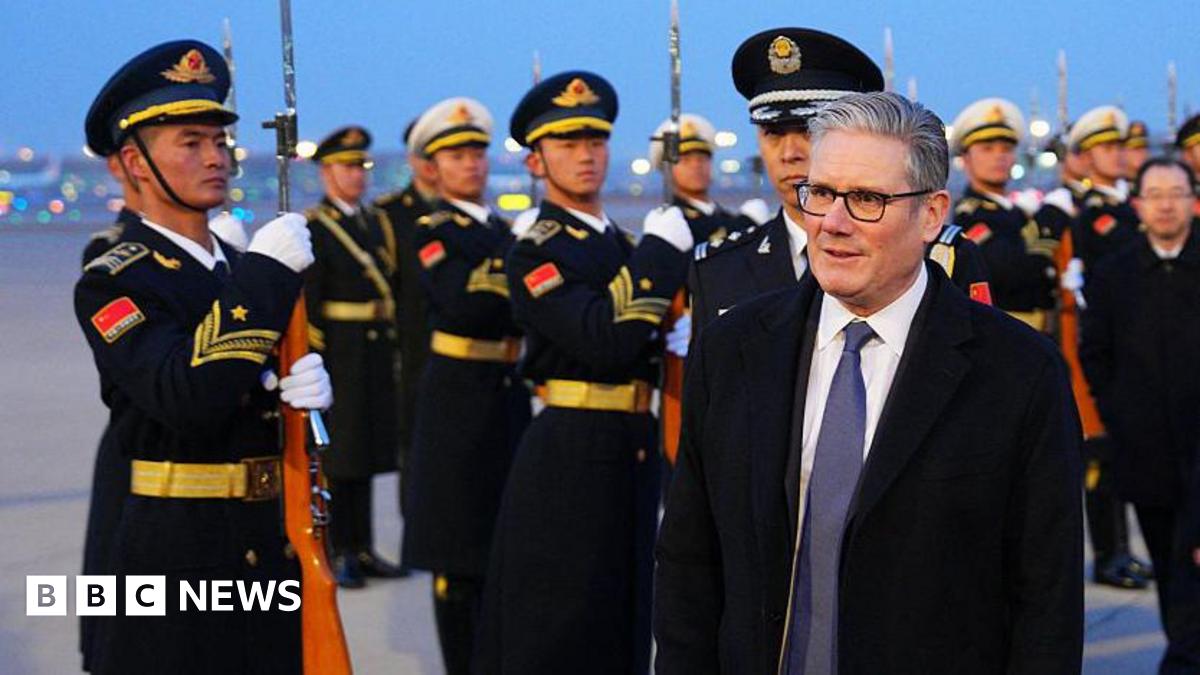Keir Starmer lands in Beijing and says China trip 'will bring benefits back to UK'