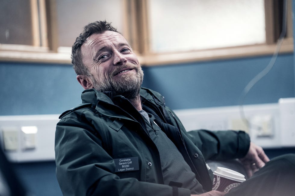richard dormer as gerry cliff, blue lights