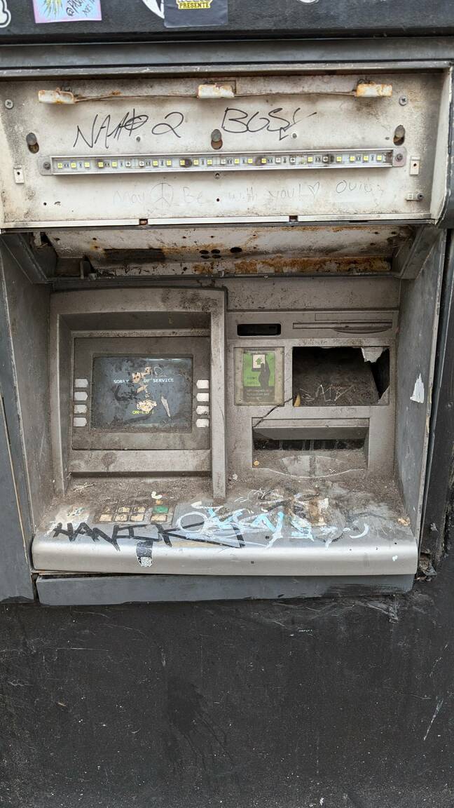 ATM is out of service