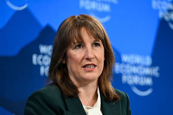 Rachel Reeves in Davos, where she spoke about high street taxes