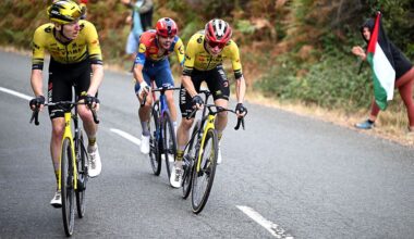 Jonas Vingegaard attack stage 9 Vuelta a Espana 2025