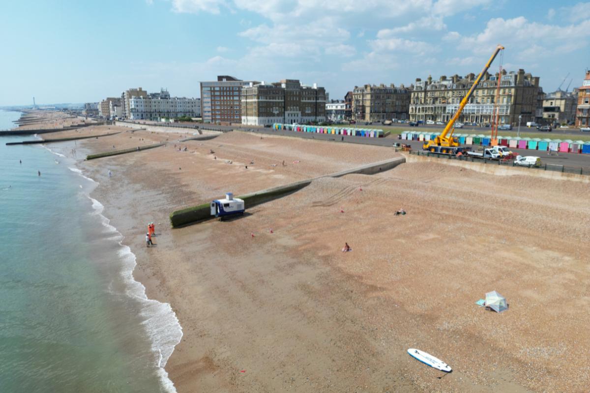 'Clown of the sea' washes up on beach in 'extremely rare' wildlife sighting